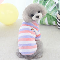 HKM-7703869 Cozy Rainbow Fleece Winter Clothing for Cats & Small Pets