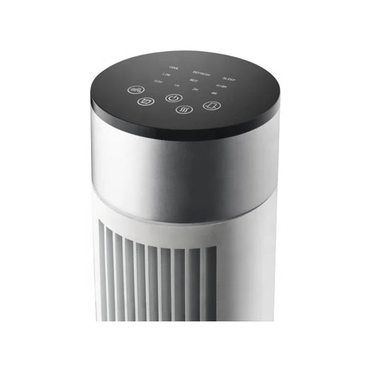 HKM-770451 39 Inch Touch Screen Bladeless Oscillating Air Cooler Tower Fan with Remote Control and Timer Function