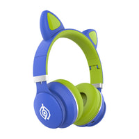 HKM-770451 Cute Cat Ears Wireless Bluetooth Headset with Stereo Sound and Voice Control