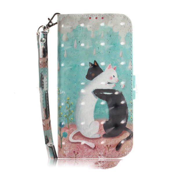 HKM-770515 Chinese Style Flip Leather Protective Case for Huawei with Animal Design, Green