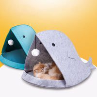 HKM-7705533 Foldable Pet Nest Made from Recyclable Chemical Fiber Felt, Washable and Tear-Resistant, Comfortable for All Seasons