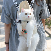 HKM-7707709 Portable Cat Backpack - Soft Polyester Design for Easy Travel, Medium to Soft Hardness, Multiple Sizes Available