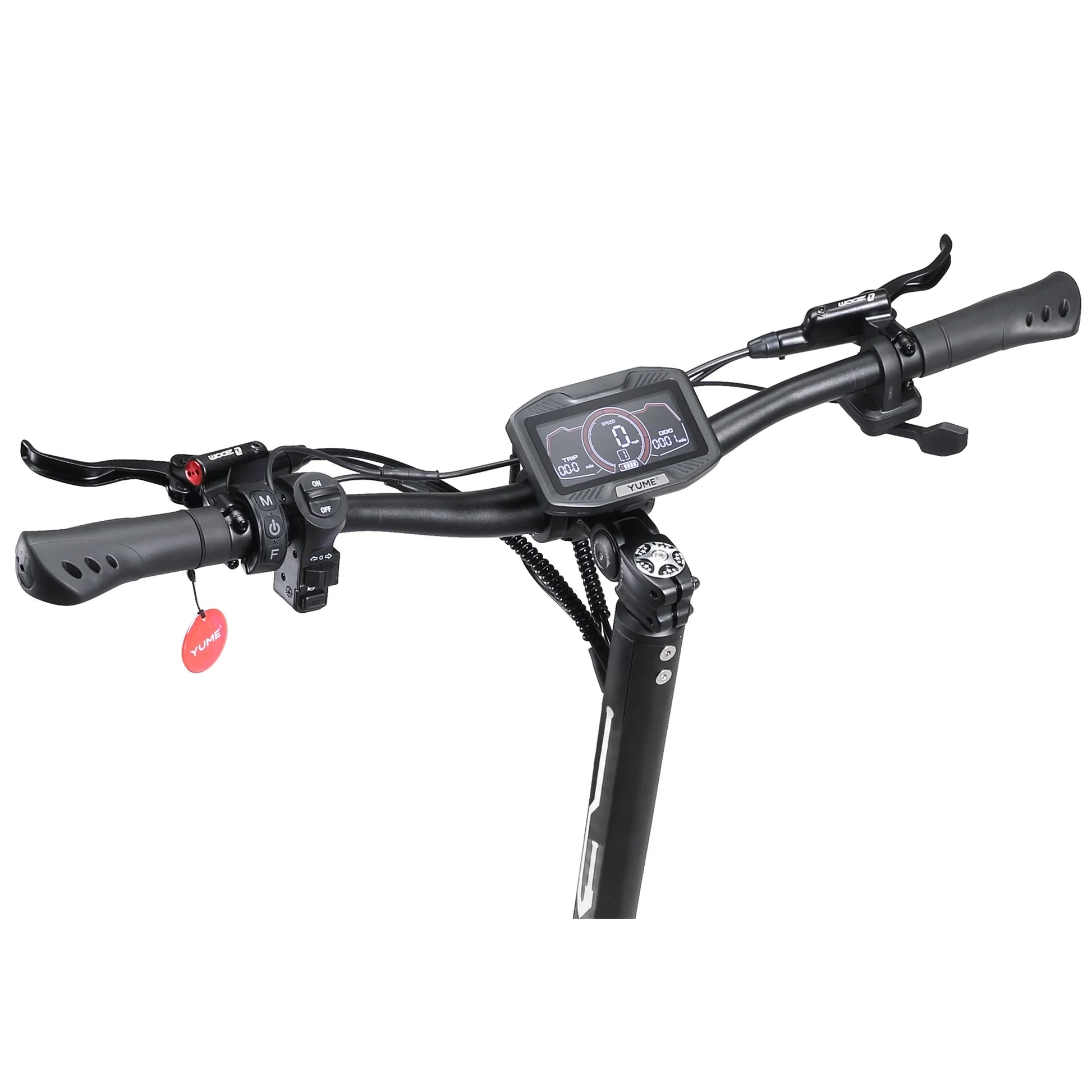 HKM-770771 YUME Raptor Foldable Dual Motor Electric Scooter with LED Lights, 80 KM Range, Waterproof Design