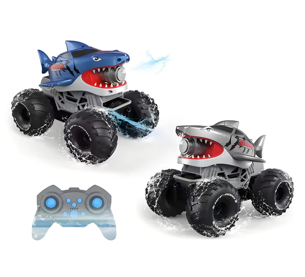 HKM-770835 Amphibious Remote Control Stunt Car with Water Jet Function for Indoor and Outdoor Play