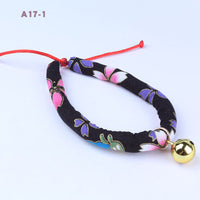 HKM-7709245 Pet Collar Bell Ornaments for Cats and Small Dogs - Adjustable Sizes XS to L