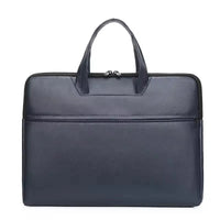 HKM-770963 Large Capacity Waterproof Laptop Sleeve Bag for Men - Professional Briefcase for Notebook and Business Essentials