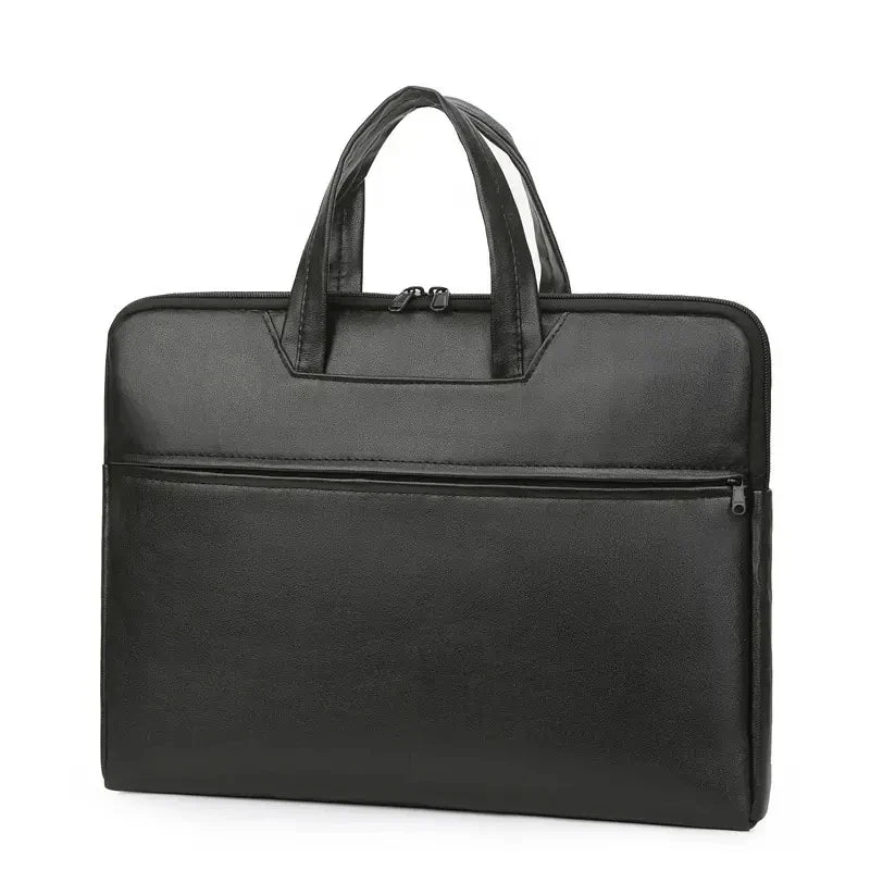 HKM-770963 Large Capacity Waterproof Laptop Sleeve Bag for Men - Professional Briefcase for Notebook and Business Essentials