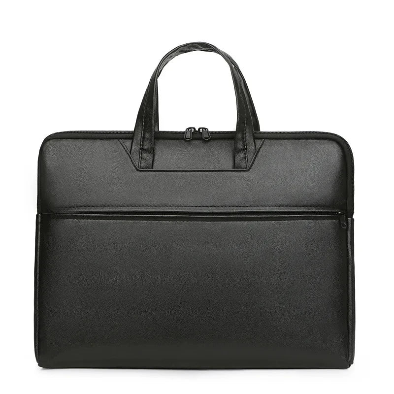 HKM-770963 Large Capacity Waterproof Laptop Sleeve Bag for Men - Professional Briefcase for Notebook and Business Essentials