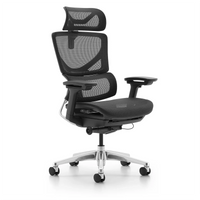 HKM-771027 Ergonomic Adjustable Swivel Office Chair with Massage Features and Mesh Design