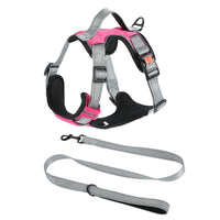 HKM-7710525 Adjustable Dog Chest Strap with Hand-Holding Rope in Multiple Colors