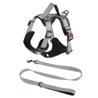 HKM-7710525 Adjustable Dog Chest Strap with Hand-Holding Rope in Multiple Colors