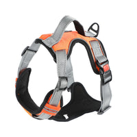 HKM-7710525 Adjustable Dog Chest Strap with Hand-Holding Rope in Multiple Colors