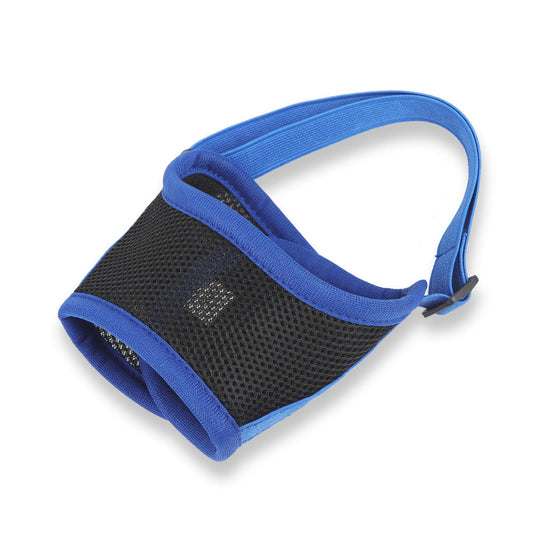 HKM-7710909 Breathable Mesh Dog Muzzle - Anti-Bite, Anti-Bark, Available in Multiple Sizes and Colors