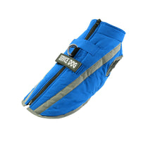 HKM-7711805 Waterproof Personalized Dog Warm Clothing for Autumn and Winter with Adjustable Fit and Safety Strips