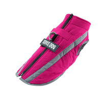 HKM-7711805 Waterproof Personalized Dog Warm Clothing for Autumn and Winter with Adjustable Fit and Safety Strips