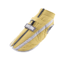 HKM-7711805 Waterproof Personalized Dog Warm Clothing for Autumn and Winter with Adjustable Fit and Safety Strips