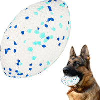 HKM-7714493 Durable Large Rugby Balls for Heavy Chewers - 14x9cm, 105g