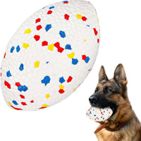 HKM-7714493 Durable Large Rugby Balls for Heavy Chewers - 14x9cm, 105g