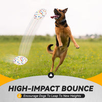 HKM-7714493 Durable Large Rugby Balls for Heavy Chewers - 14x9cm, 105g