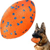 HKM-7714493 Durable Large Rugby Balls for Heavy Chewers - 14x9cm, 105g