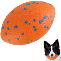 HKM-7714493 Durable Large Rugby Balls for Heavy Chewers - 14x9cm, 105g
