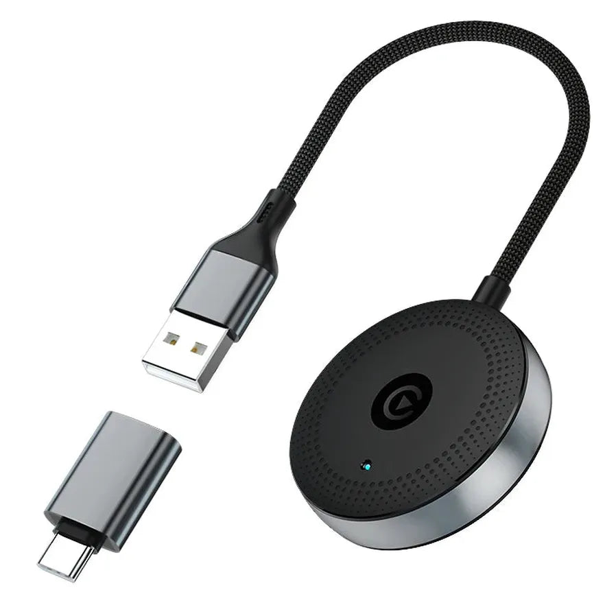 HKM-771475 Wireless CarPlay Adapter for iPhone - Plug & Play Auto Connect with Android Compatibility