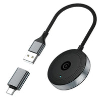 HKM-771475 Wireless CarPlay Adapter for iPhone - Plug & Play Auto Connect with Android Compatibility