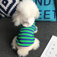 HKM-7715389 Casual Pet Striped Sweater for All Breeds, Soft Cotton Material