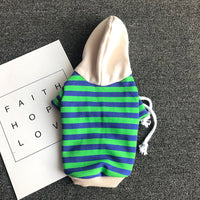 HKM-7715389 Casual Pet Striped Sweater for All Breeds, Soft Cotton Material