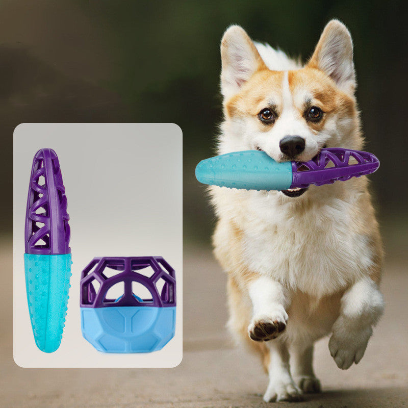 HKM-7717821 Interactive Pet Teether Toy for Chewing and Food Leakage Fun