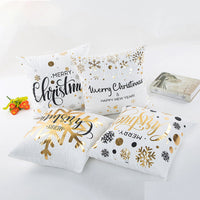 HKM-771795 Bronzing Design Christmas Pillowcase - Super Soft Fabric with Invisible Zipper