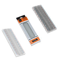 HKM-771795 MB-102 PCB Breadboard for Arduino Development - 630 Sockets with 200 Distribution Bars, Versatile and Easy to Assemble for Testing Projects