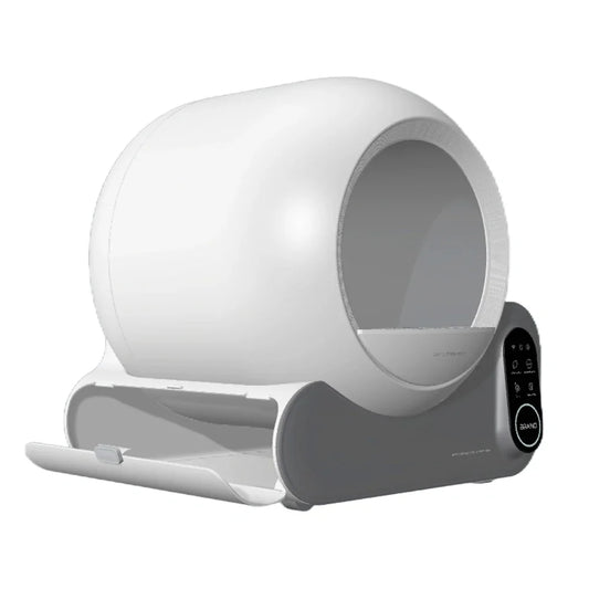 HKM-771859 Extra Large Automatic Self-Cleaning Cat Litter Box with APP Control and Odor Control Features, 10kg Capacity