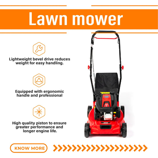 HKM-771923 High-Performance 16-Inch Lawn Mower with 2.1 kW Engine and Adjustable Cutting Height