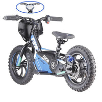 HKM-771987 12 Inch Kids Balance Bike with 250W Motor, Aluminum Alloy Frame, and Disc Brake for Ages 3-6