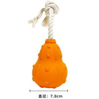 HKM-7720253 Durable Interactive Dog Toy for Fetch and Chewing, Treat-Dispensing Natural Rubber Toy for Small to Medium Breeds