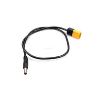 HKM-772115 XT60 to DC 5.5mm x 2.5mm Power Cord – 0.5m Dual Core 22 AWG Adapter Cable
