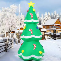 HKM-772179 5 FT Inflatable Christmas Tree with LED Lights for Outdoor Decoration