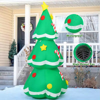 HKM-772179 5 FT Inflatable Christmas Tree with LED Lights for Outdoor Decoration