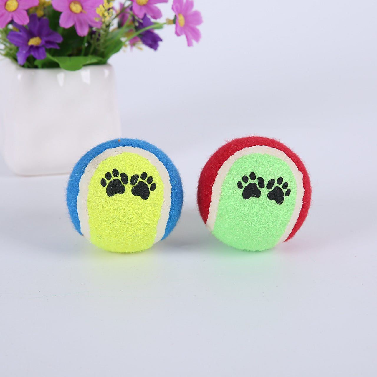 HKM-772179 Pet Tennis Dog Toy Elastic Puzzle