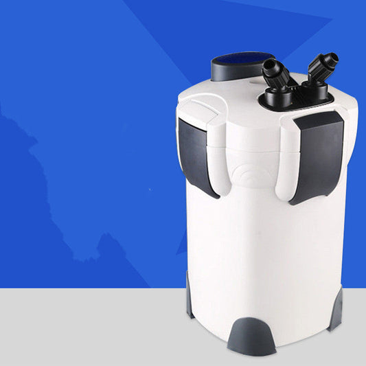 HKM-772243 Canister Filter with UV Lamp for Effective Water Purification and Algae Control, 525 GPH Flow Rate