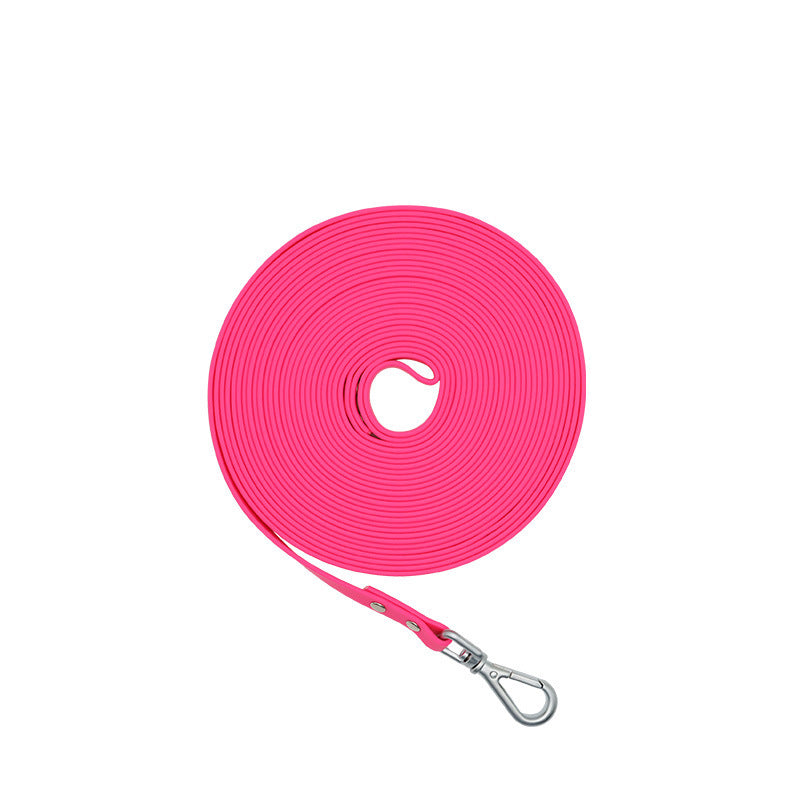HKM-7722557 Waterproof PVC Handheld Dog Walking Rope - Available in Multiple Colors and Lengths