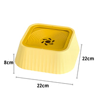 HKM-7722941 Floating Pet Water Bowl with Anti-Tip Design and Large Capacity for Dogs and Cats