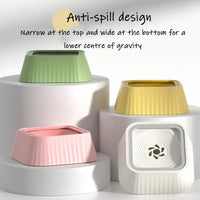 HKM-7722941 Floating Pet Water Bowl with Anti-Tip Design and Large Capacity for Dogs and Cats