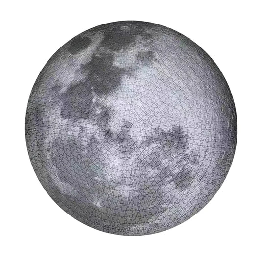 HKM-772307 1000-Piece Circular Paper Moon Jigsaw Puzzle - Challenging Educational Toy for Teens and Adults
