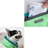 HKM-7723325 Cooling Scarf for Dogs – Green and Orange Options, Size M/L/XL, Quick-Drying Polyester with Ice Packs