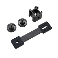 HKM-772435 Aluminum Alloy Three-Head Hot Shoe Crossbar Bracket for Microphone and Camera Flash
