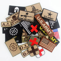 HKM-772563 Tactical Velcro Armband Patch with 3D Embroidery, Medical Design, Versatile Size Options