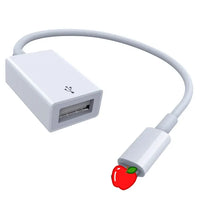HKM-772627 Lightning to USB 3.0 and Type-C OTG Adapter with Type-C Headphone Jack for Fast Charging iPhone 7 8 X 11 12 Pro Max