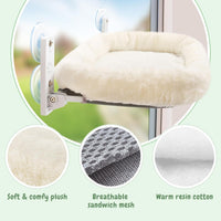 HKM-7726781 Cat Nest with Sun Glass Hanging Sucker - Three Sizes Available in White and Gray